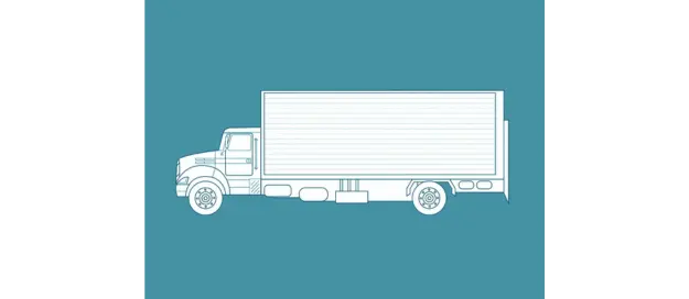 Box truck illustration