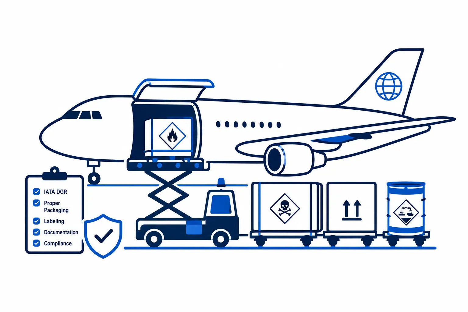 Dangerous goods handling and compliance services