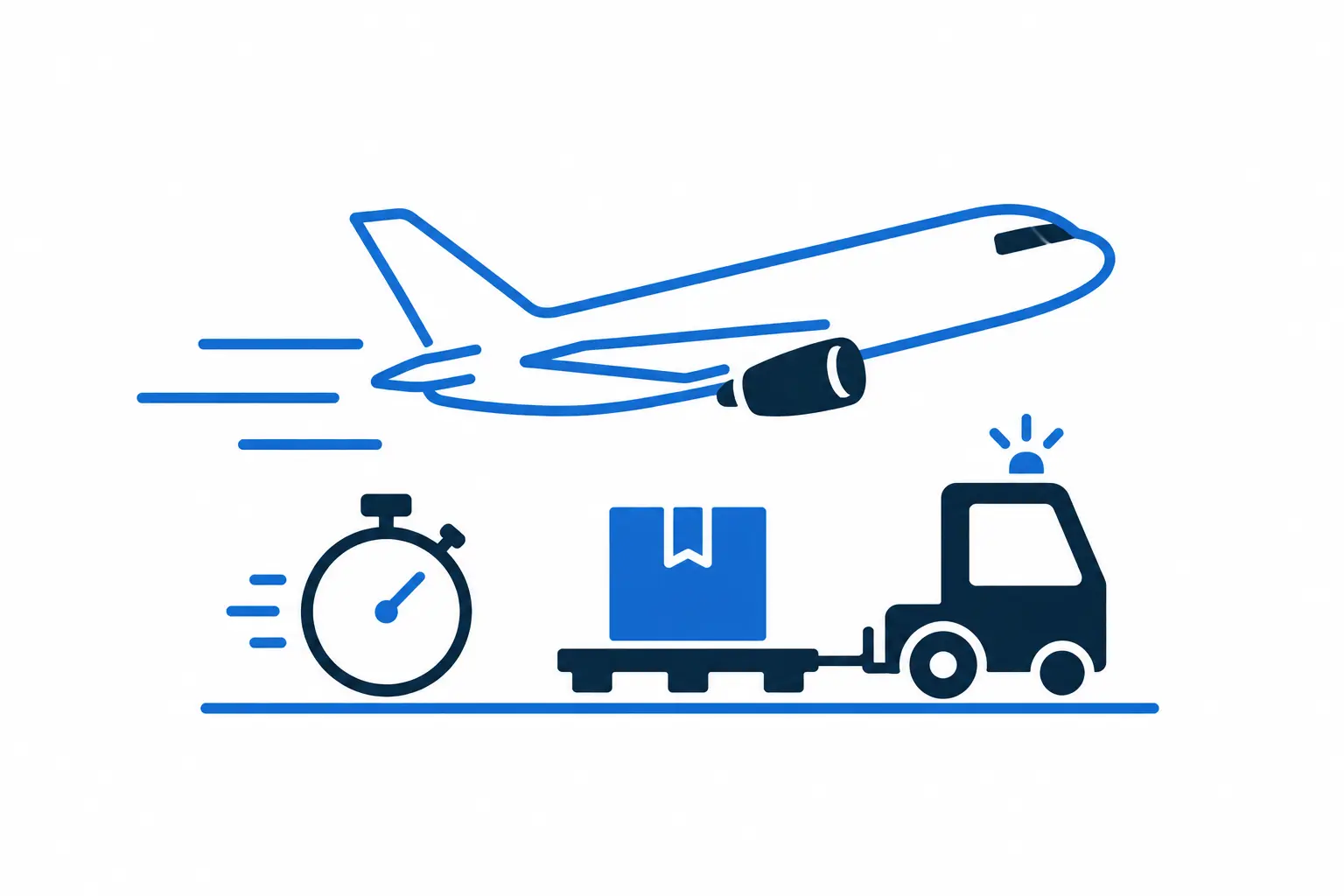 Express air freight service with priority handling